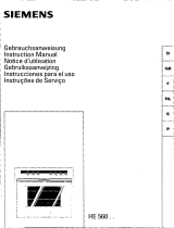 Siemens HE56080/01 Benutzerhandbuch