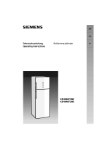 Siemens Free-standing larder fridge Benutzerhandbuch