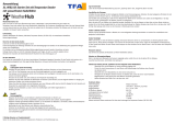 TFA Starter Set with Temperature Transmitter with Waterproof Cable Sensor WEATHERHUB Benutzerhandbuch