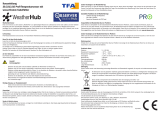 TFA Temperature Transmitter with Waterproof Cable Sensor WEATHERHUB Benutzerhandbuch
