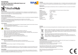 TFA Temperature/Humidity Transmitter with Waterproof Cable Sensor WEATHERHUB Benutzerhandbuch