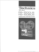 Technics RS-1506 Bedienungsanleitung