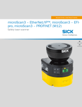SICK microScan3 – EtherNet/IP™, microScan3 – EFIpro, microScan3 – PROFINET (M12) Mounting instructions