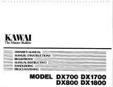 Kawai DX800 Bedienungsanleitung