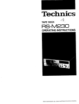 Panasonic RSM230 Bedienungsanleitung