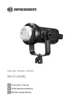 Bresser BR-D1200BL COB Bi-Color LED Spot Light Bedienungsanleitung