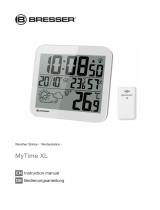 Bresser MyTime LCD Weather Wall Clock Bedienungsanleitung
