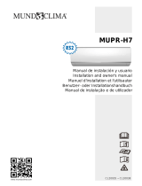 MUNDO CLIMA Series MUPR-H7 Installationsanleitung