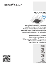 mundoclima Serie MUCSR-H9 “Cassette Super Inverter H9” Bedienungsanleitung