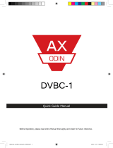 Opticum HD AX Odin DVB-C Bedienungsanleitung