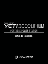 Goal Zero Yeti 3000 Lithium Benutzerhandbuch