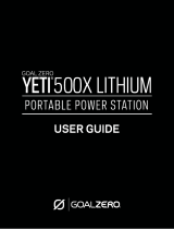 Goal Zero Yeti 500X Benutzerhandbuch