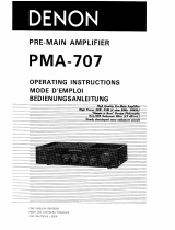 Denon PMA-707 Bedienungsanleitung