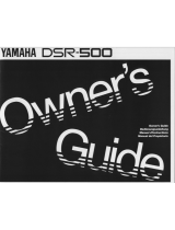Yamaha Portatone DSR-500 Bedienungsanleitung