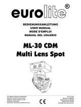 EuroLite ML-30 CDM Multi Lens Spot Benutzerhandbuch