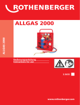 Rothenberger Mobile soldering and welding device ALLGAS 2000 set Benutzerhandbuch