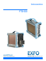 EXFO FTB-500 Benutzerhandbuch