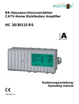 POLYTRON HC 20/30115 RS Home distribution amplifier 20/30 dB Bedienungsanleitung