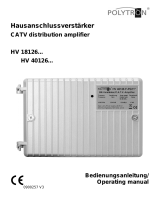 POLYTRON HV 40 Distribution amplifier 40 dB Bedienungsanleitung