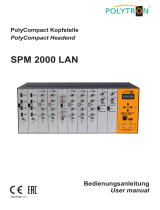 POLYTRON SPM 2000 LAN PolyCompact base unit 10 Module Benutzerhandbuch