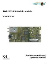 POLYTRON SPM-S2AVT Twin digital DVB-S/S2 in AV Bedienungsanleitung