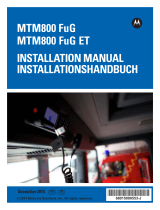 Motorola MTM800 FuG ET Installationsanleitung