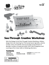 Educational Insights  Design & Drill® See Through Creative Workshop  Product Instructions