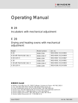 Binder E 28 Bedienungsanleitung