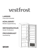Vestfrost SDV349V Benutzerhandbuch