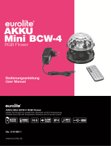 EuroLite AKKU Mini BCW-4 Benutzerhandbuch