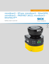 SICK microScan3 – EFI-pro, microScan3 – EtherCAT®, microScan3 – PROFINET (M12), microScan3 – E therNet/IP™ Mounting instructions
