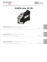 ASO Safety Solutions ELMON relay 39-726 Bedienungsanleitung