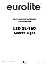 EuroLite LED SL-160 Search Light Benutzerhandbuch