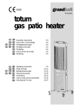 Grandhall totum gas patio heater Assembly Instructions Manual