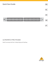 Behringer ULTRAPATCH PRO PX3000 Benutzerhandbuch