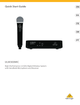 Behringer ULM300MIC Schnellstartanleitung