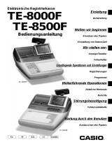 Casio TE8000F Bedienungsanleitung