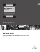Behringer Ultra-G GI100 Bedienungsanleitung