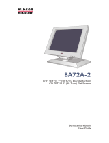 Wincor Nixdorf BA72A-2 LCD TFT 12,1" Bedienungsanleitung