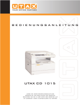 Utax CD 1015 Bedienungsanleitung