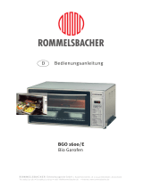Rommelsbacher BGO 1600E Bedienungsanleitung
