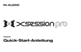M-Audio X-Session Pro Schnellstartanleitung
