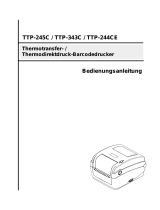 TSC TTP-245C/ TTP-343C Benutzerhandbuch