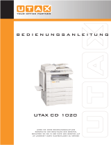 Utax CD 1020 Bedienungsanleitung