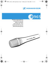 Sennheiser E 965 Benutzerhandbuch