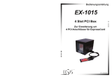 EXSYS ExpressCard Bus to 4x PCI Slot Expansion Box Benutzerhandbuch
