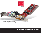 SPEEDLINK 4ch Audio Card PCI Benutzerhandbuch