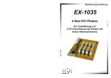 EXSYS Board with 4 x PCI-Slot expansion + ATX-Bracket Benutzerhandbuch