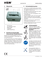 HSM Nanoshred 726 Benutzerhandbuch