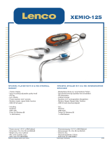 Lenco XEMIO-125 Bedienungsanleitung